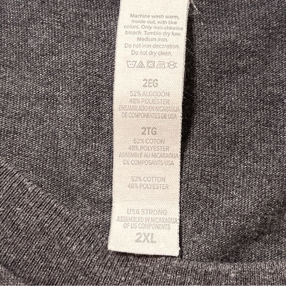 Yellowstone  Tshirt Dutton Ranch Logo 2XL Short Sleeve Charcoal - Picture 5 of 7